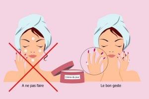Les bons gestes pour appliquer sa crème de jour