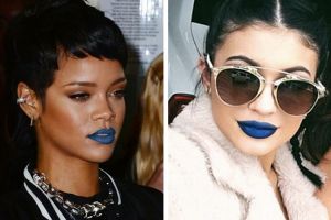 Comment porter le rouge à lèvres bleu ?
