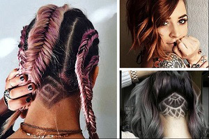 undercut tatoo hair