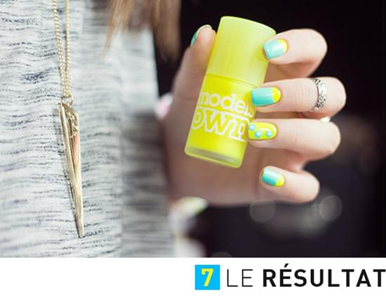 un nail art  estival